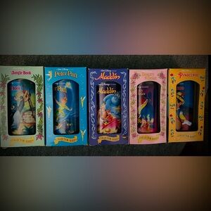 Disney Collectors Series cups (5)